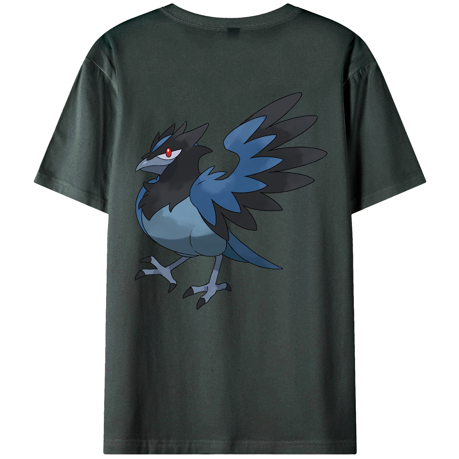 （画像用） ポケットモンスター Pokémon 綿100％ メンズ半袖Tシャツ（バックプリント） 通気性